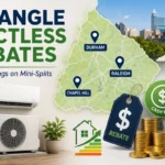 Triangle Ductless Rebates and IRA Savings Guide 2026